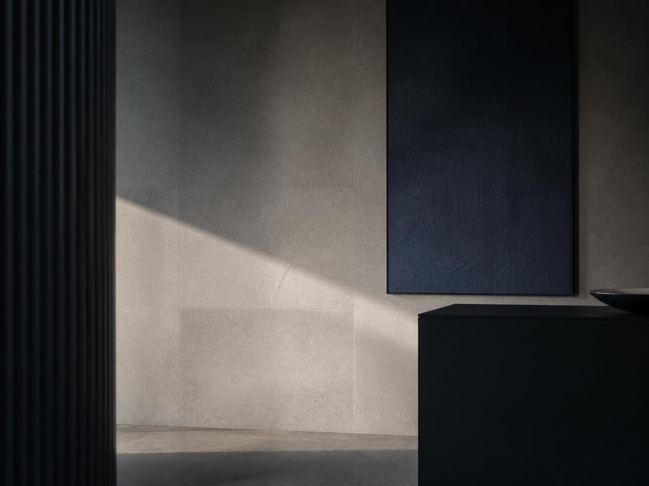 Quiet minimal interior of a modern advisory office